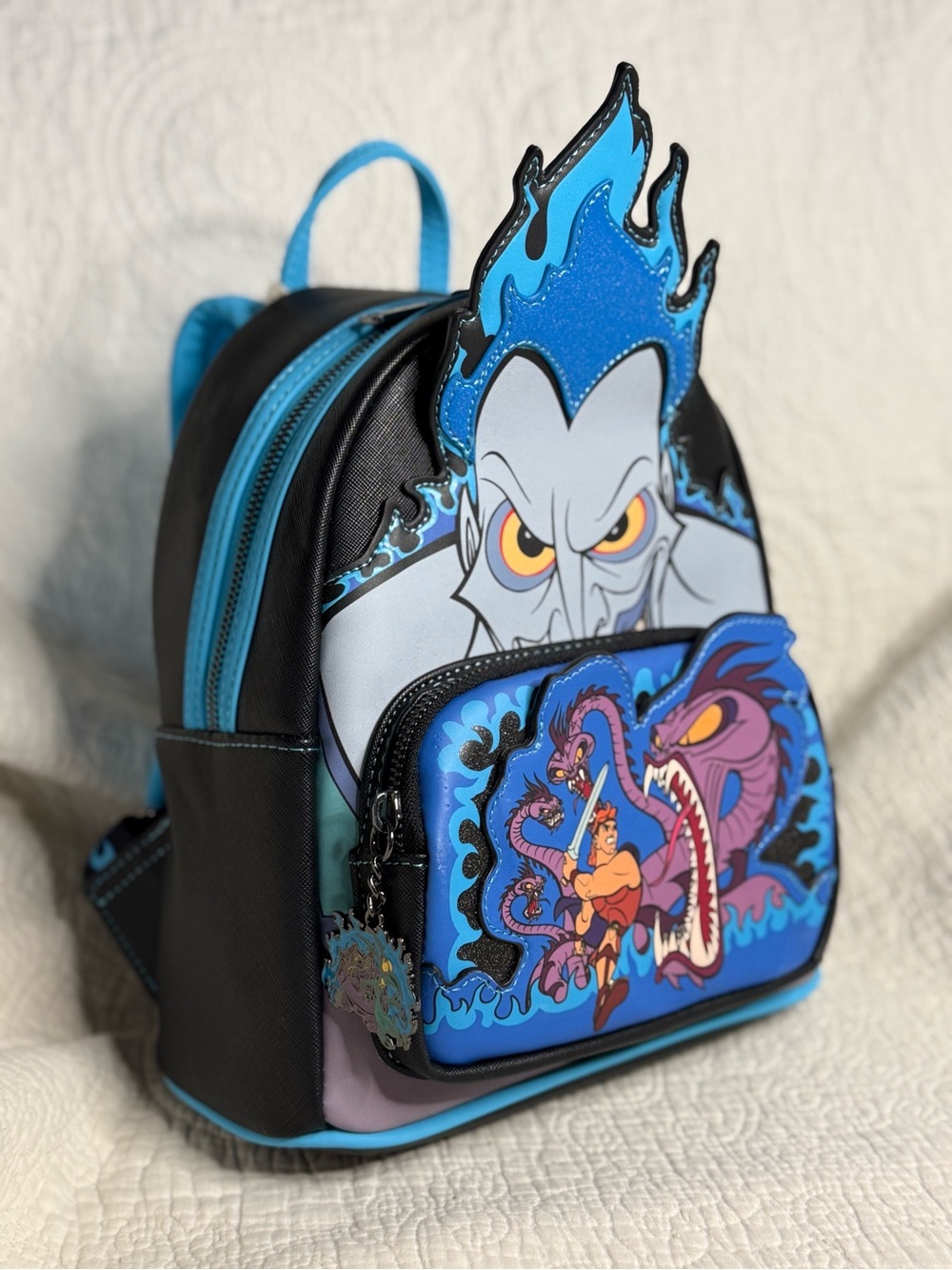 Loungefly Hades Flame Graphic Mini Backpack - Men Bags - Picture 7 of 16